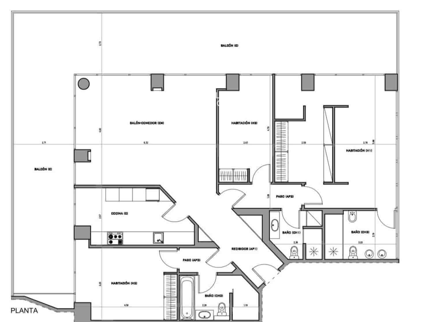 3 camera da letto Appartamento in vendita in Barcelona citta con piscina garage - 2.500.000 € (Rif: 9580342)