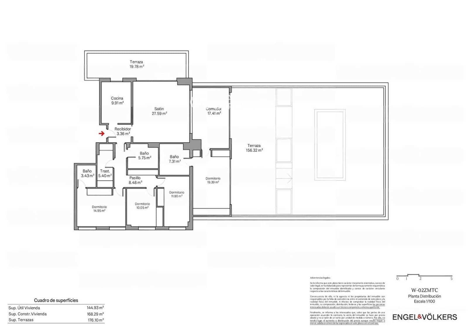 3 camera da letto Appartamento in vendita in Barcelona citta con piscina garage - 3.000.000 € (Rif: 9592129)