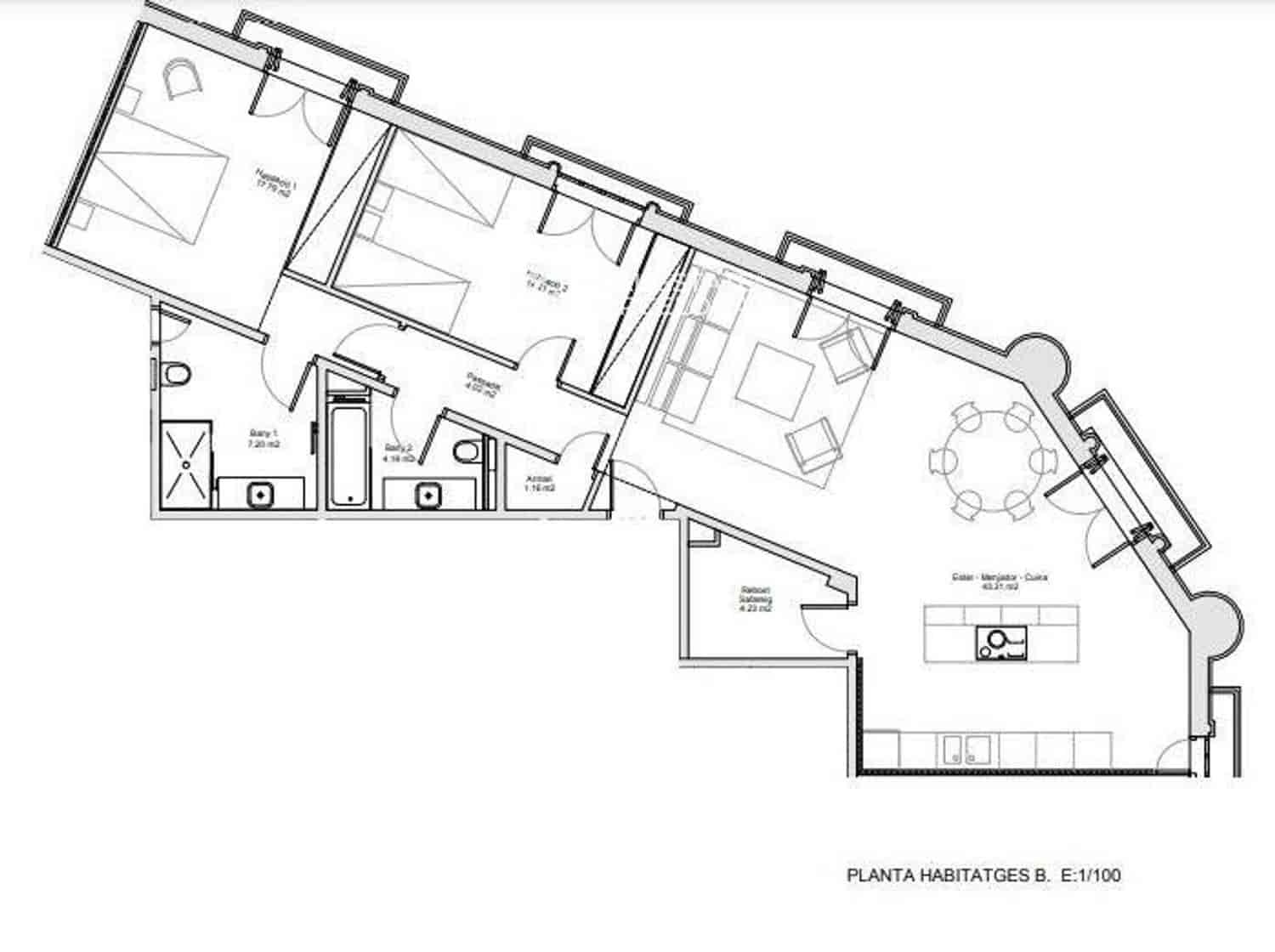2 Zimmer Wohnung zu verkaufen in Barcelona Stadt - 785.000 € (Ref: 9697723)