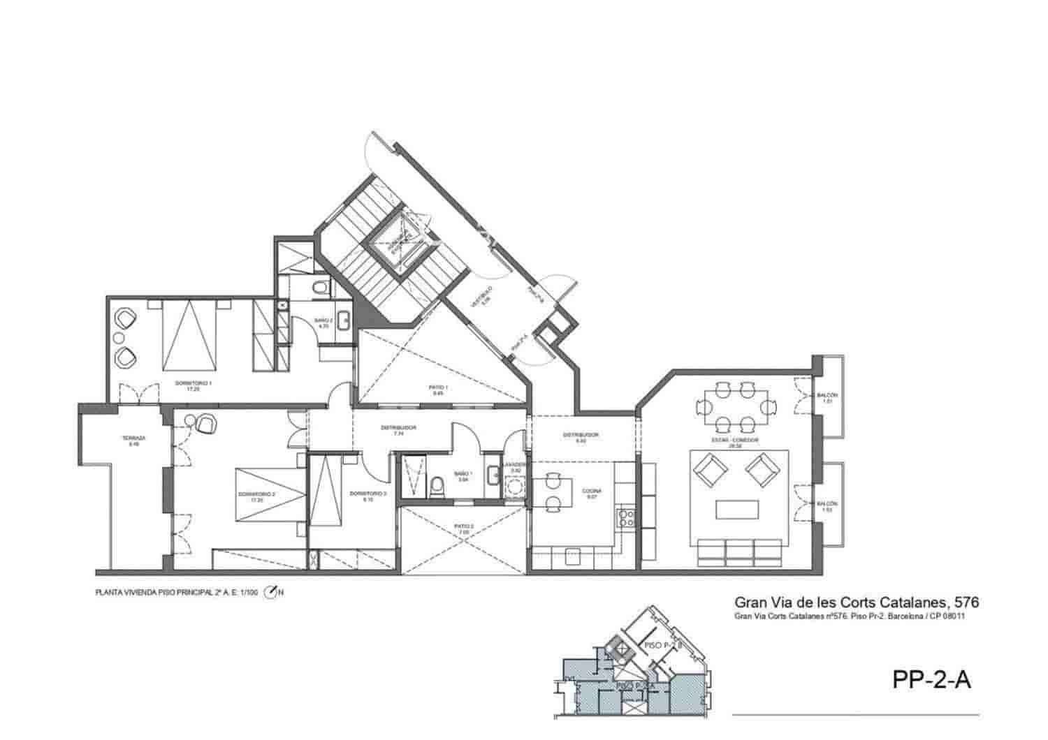 3 slaapkamer Flat te koop in Barcelona stad - € 925.000 (Ref: 9697800)