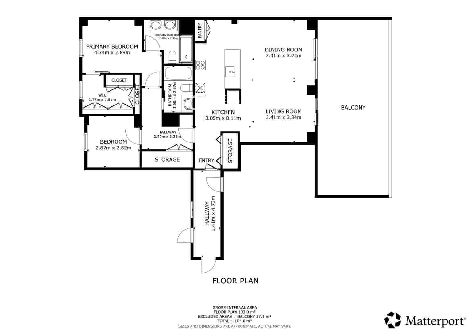 2 bedroom Penthouse for sale in Sitges with pool garage - € 1,390,000 (Ref: 9713584)