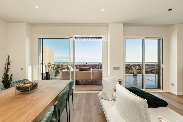 2 sypialnia Penthouse na sprzedaż w Sitges z basenem garażem - 1 390 000 € (Ref: 9713584)