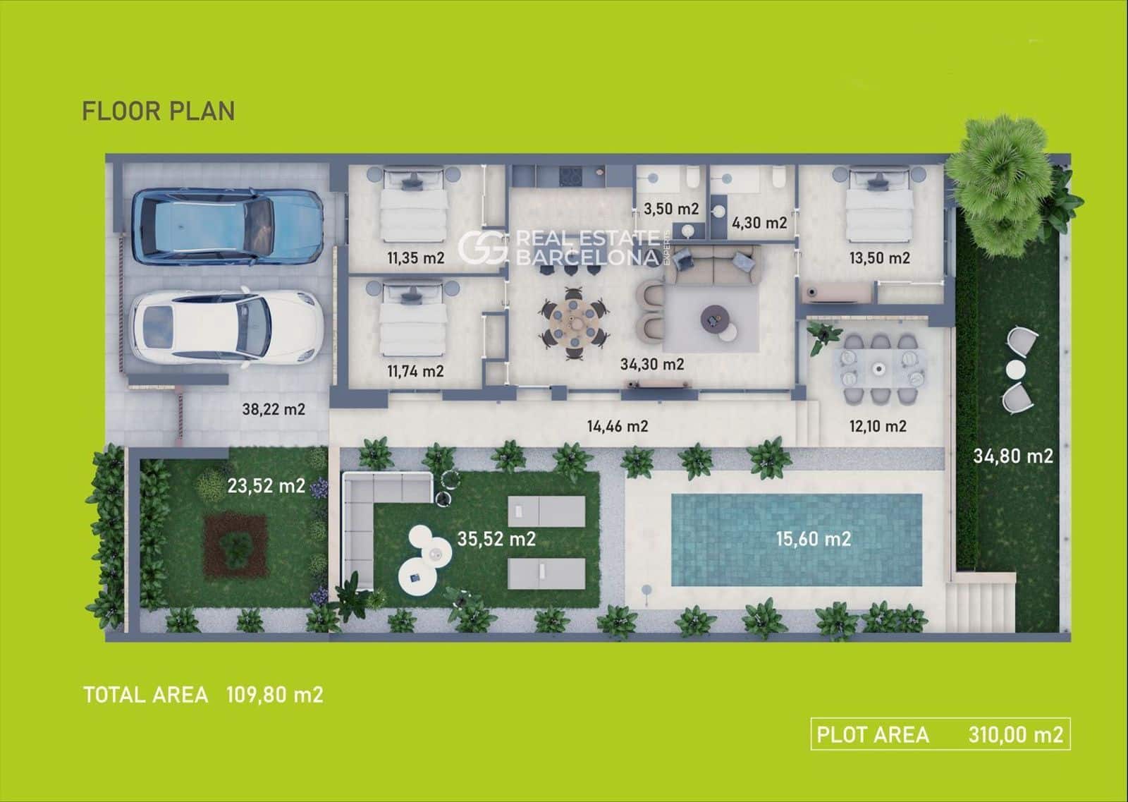 3 bedroom Villa for sale in Benidorm with pool garage - € 489,000 (Ref: 9716362)