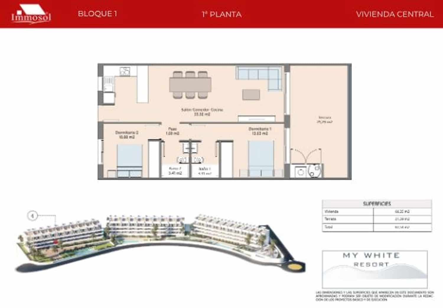 2 soveværelse Lejlighed til salg i Finestrat med swimmingpool garage - € 279.900 (Ref: 9737165)