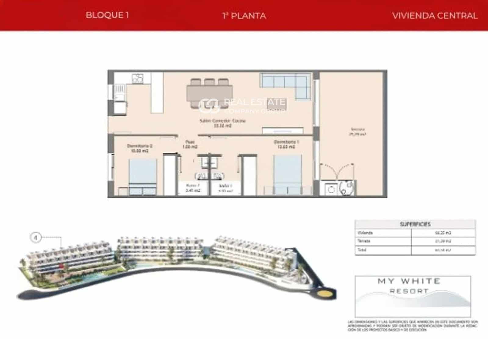 2 sovrum Lägenhet till salu i Finestrat med pool garage - 279 900 € (Ref: 9737165)