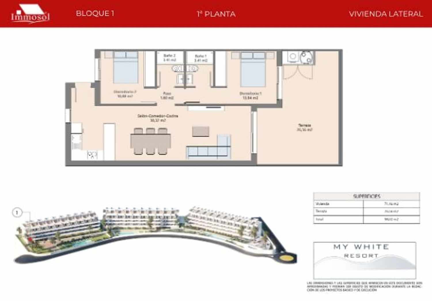2 bedroom Flat for sale in Finestrat with pool garage - € 289,900 (Ref: 9741361)
