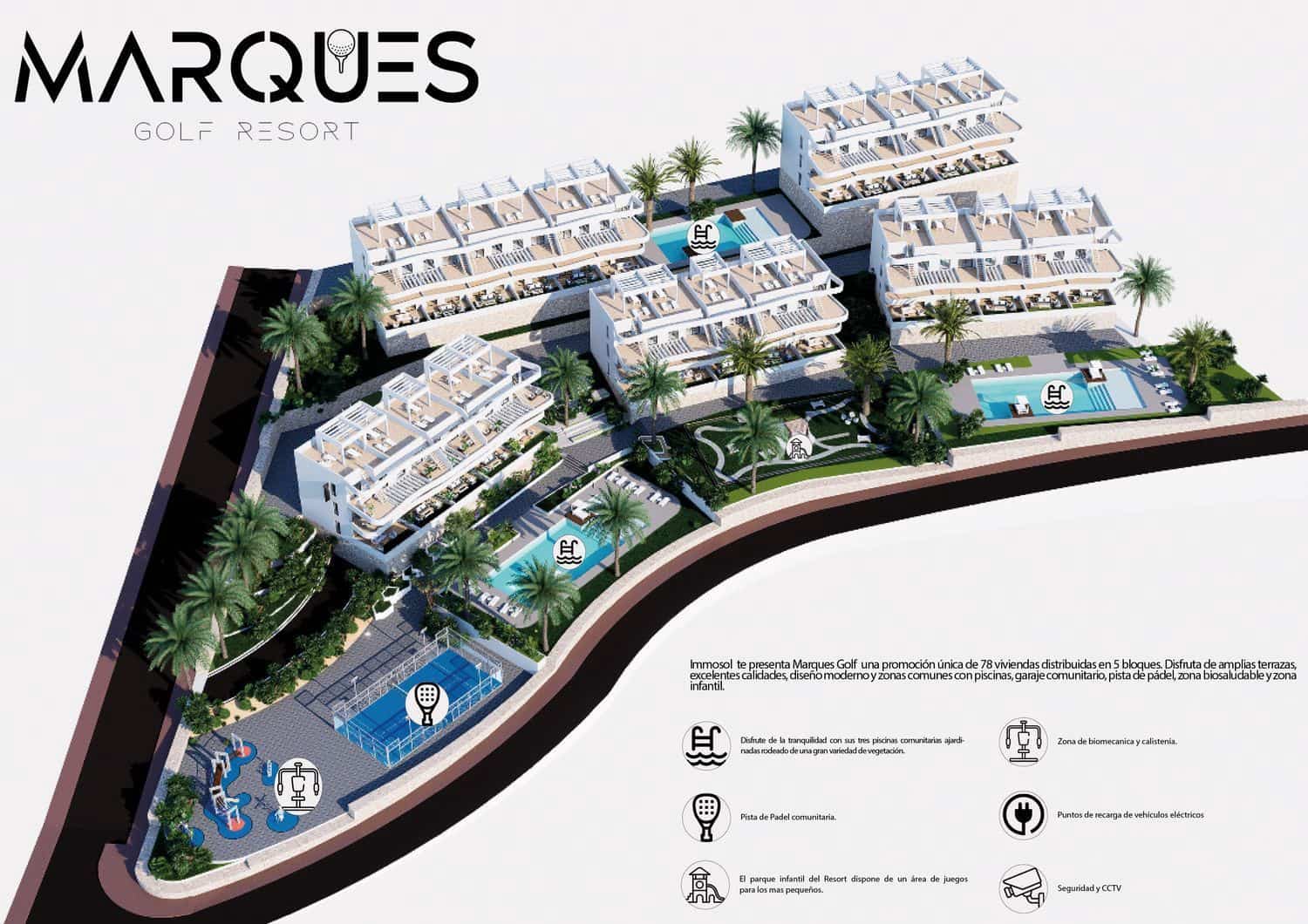 2 bedroom Flat for sale in Finestrat with pool - € 319,900 (Ref: 9749198)