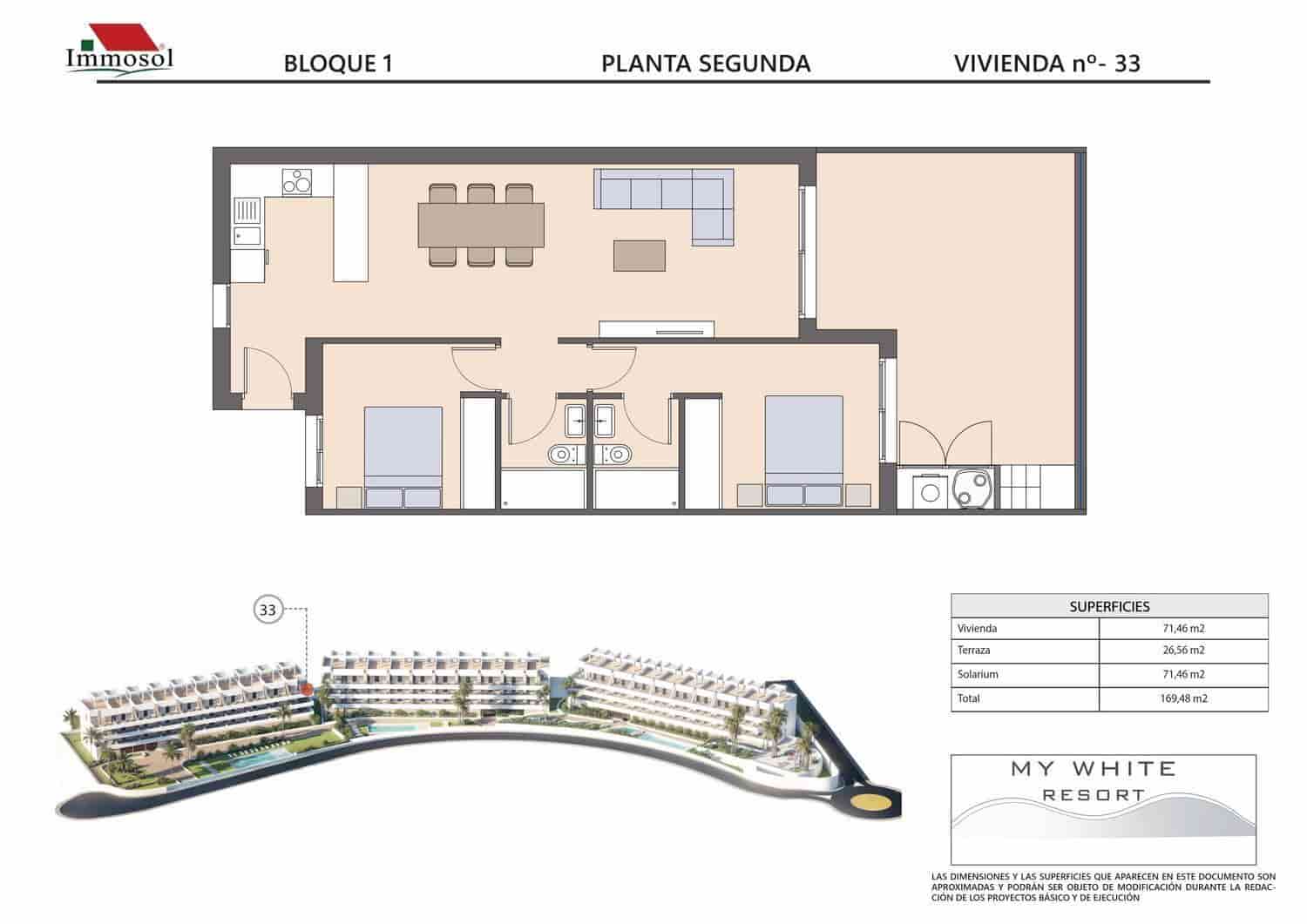 2 bedroom Flat for sale in Finestrat with pool garage - € 319,900 (Ref: 9749199)