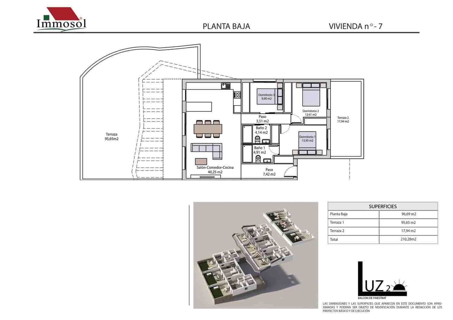 3 sypialnia Mieszkanie na sprzedaż w Finestrat z basenem garażem - 449 900 € (Ref: 9749430)