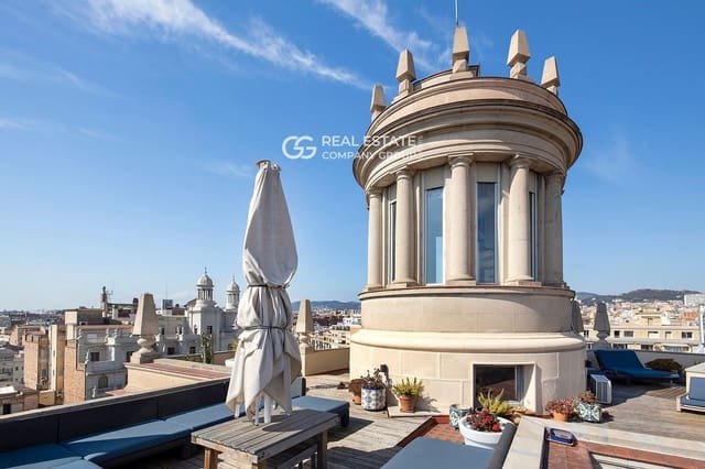 5 Zimmer Penthouse zu verkaufen in Eixample, Barcelona Stadt mit Pool - 5.200.000 € (Ref: 9760975)