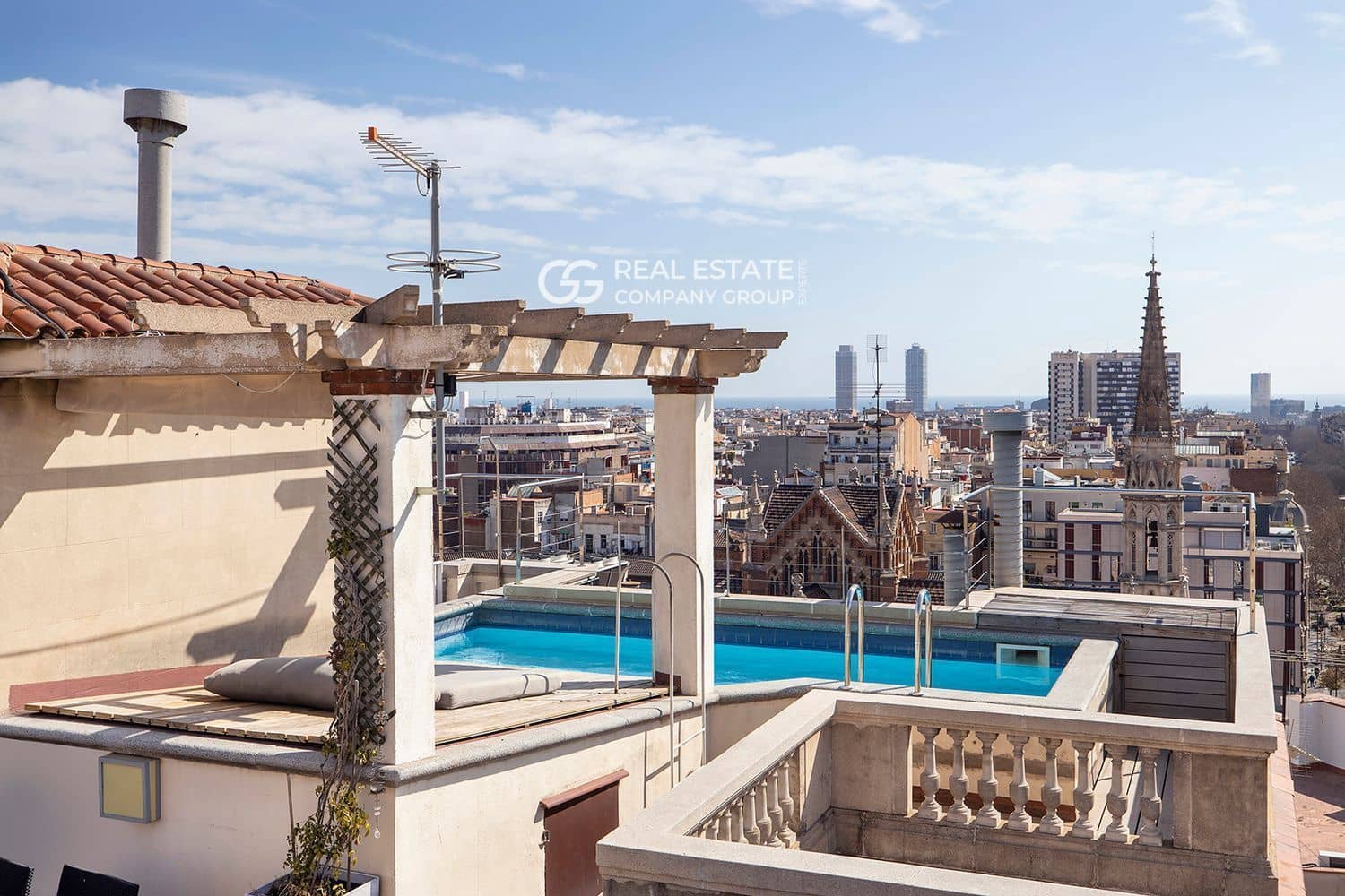 5 Zimmer Penthouse zu verkaufen in Barcelona Stadt mit Pool - 5.200.000 € (Ref: 9760975)