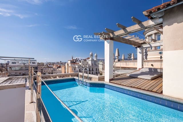 5 Zimmer Penthouse zu verkaufen in Eixample, Barcelona Stadt mit Pool - 5.200.000 € (Ref: 9760975)