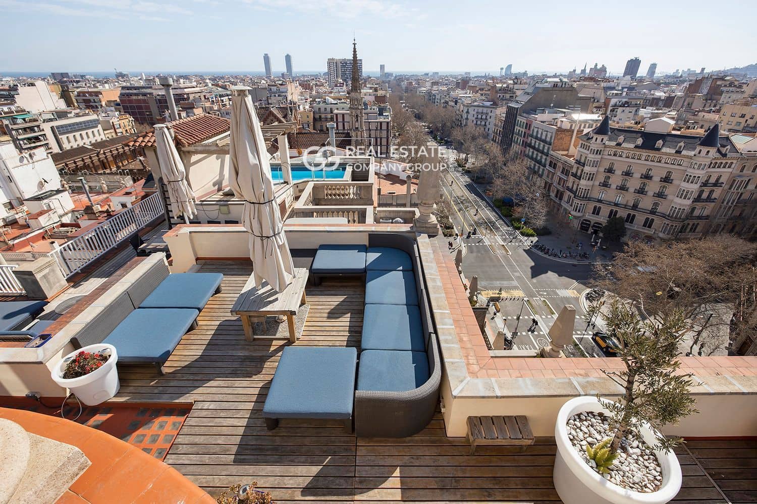 5 Zimmer Penthouse zu verkaufen in Barcelona Stadt mit Pool - 5.200.000 € (Ref: 9760975)