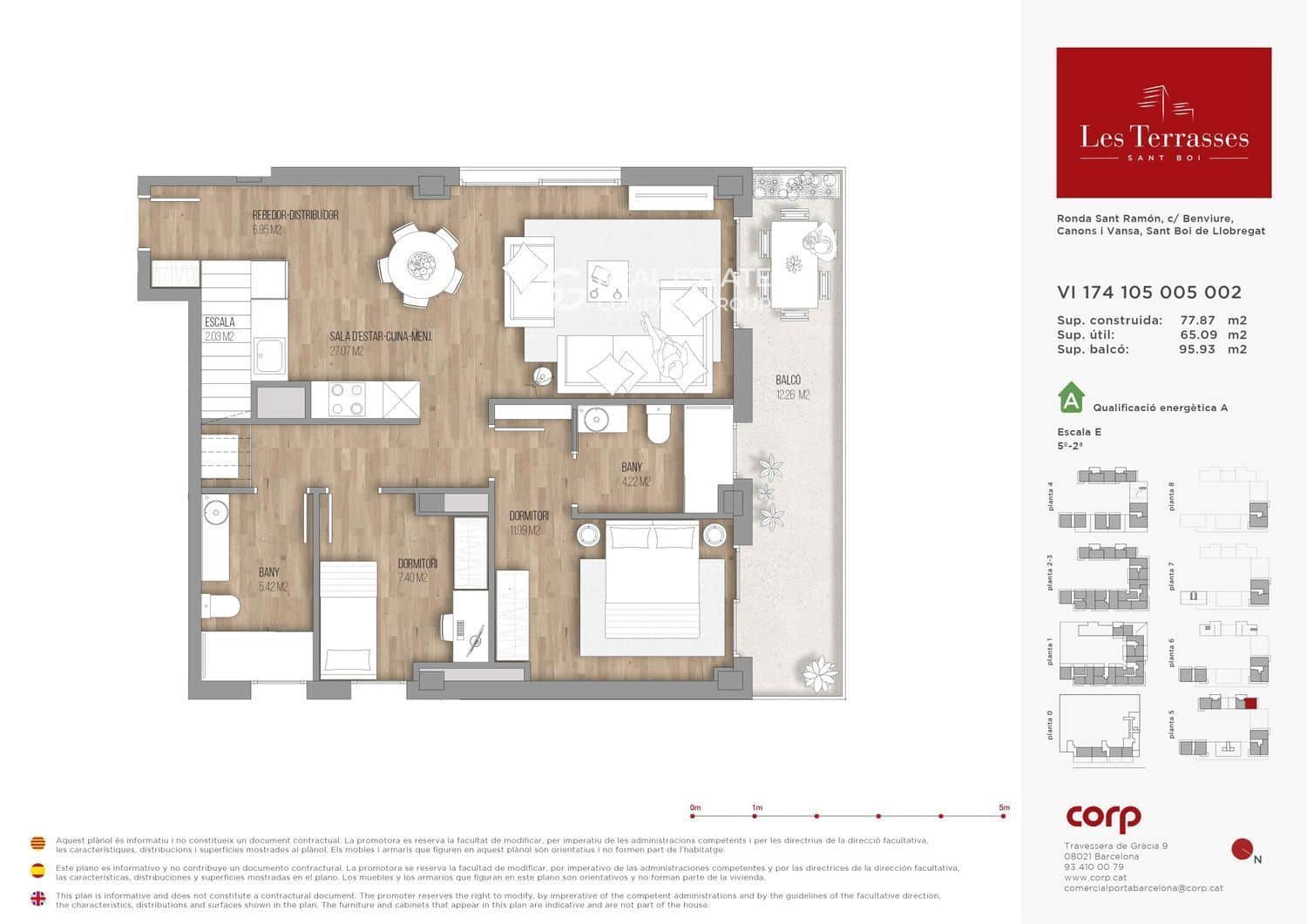 2 chambre Appartement à vendre à Sant Boi de Llobregat avec piscine - 445 000 € (Ref: 9760984)