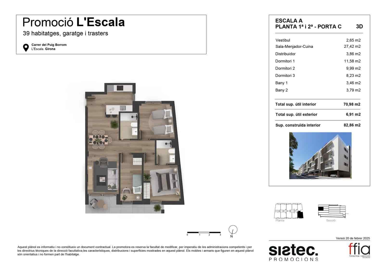 3 bedroom Flat for sale in L'Escala with pool - € 324,000 (Ref: 9836812)