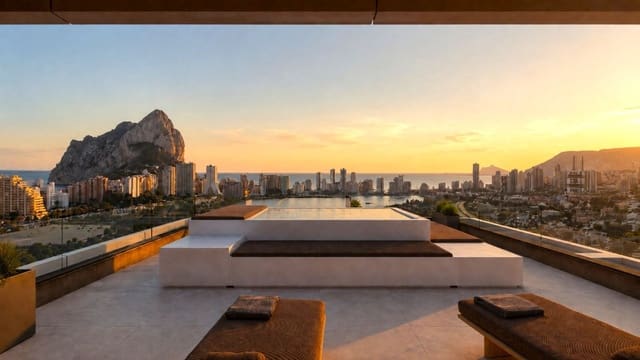 2 makuuhuone Asunto myytävänä paikassa Calpe / Calp mukana uima-altaan - 759 835 € (Ref: 9989998)