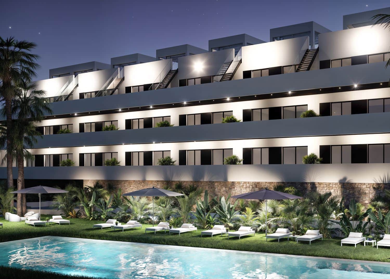 Piso de 2 habitaciones en Finestrat en venta con piscina garaje - 299.900 € (Ref: 9993656)