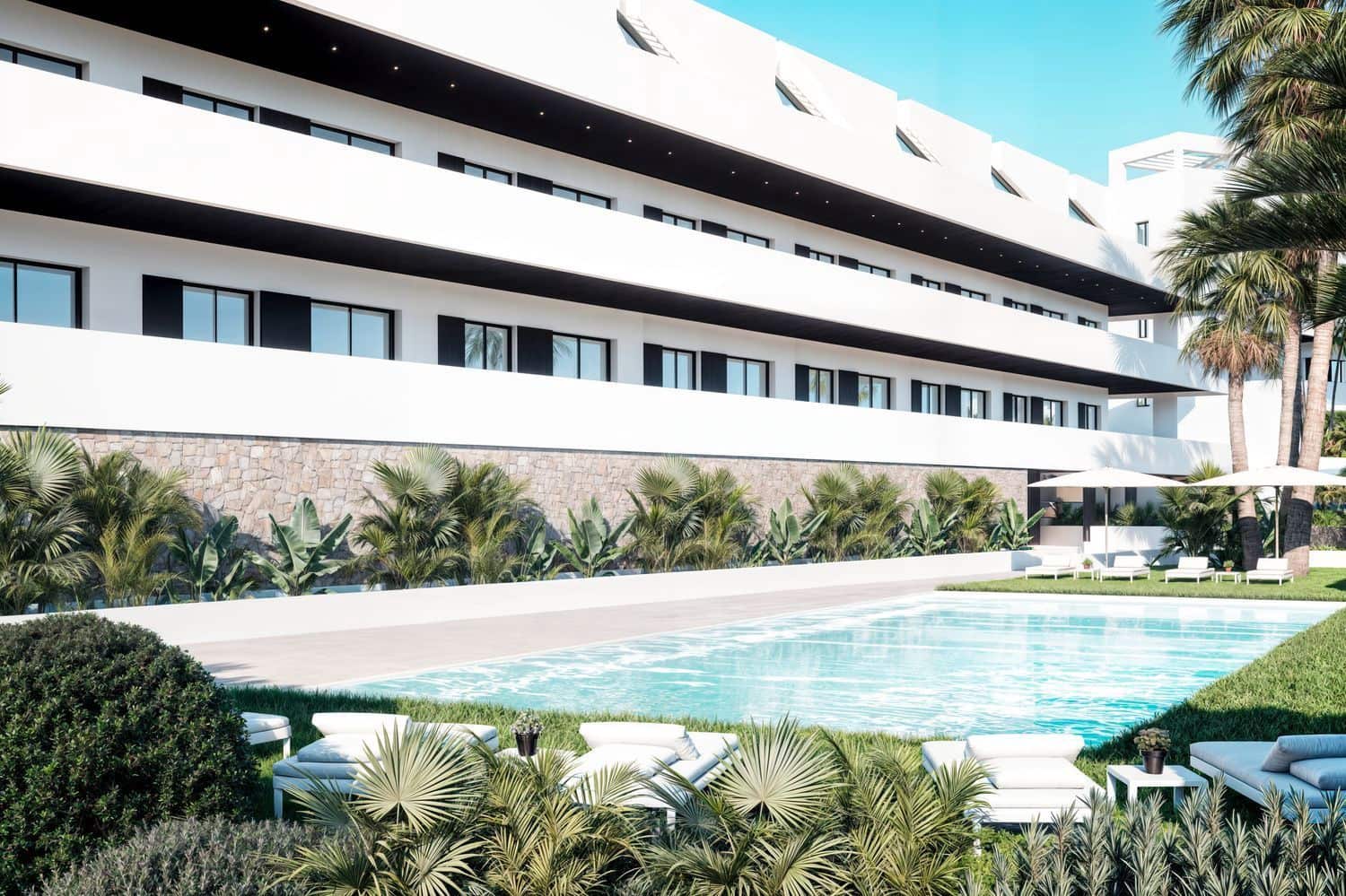 Piso de 2 habitaciones en Finestrat en venta con piscina garaje - 299.900 € (Ref: 9993656)