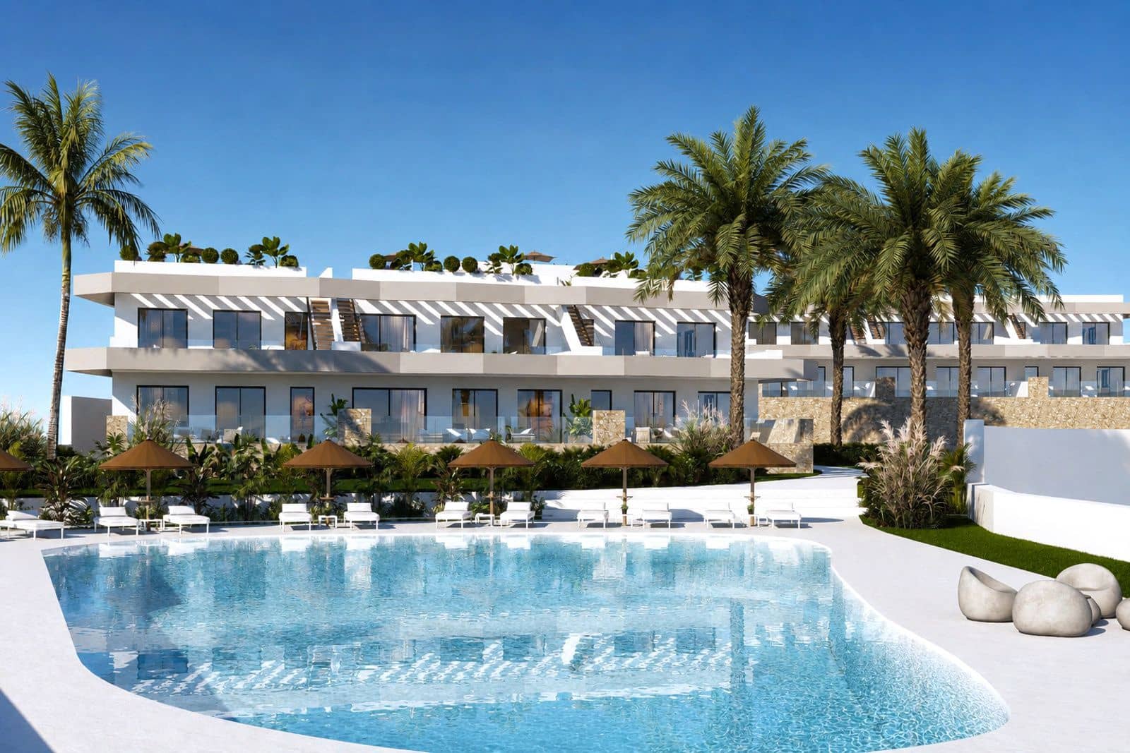 Piso de 3 habitaciones en Finestrat en venta con piscina garaje - 439.900 € (Ref: 9993693)