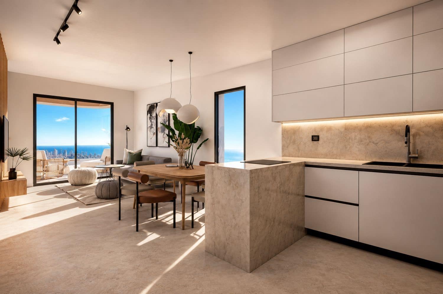2 quarto Penthouse para venda em Finestrat com piscina garagem - 389 900 € (Ref: 9999078)