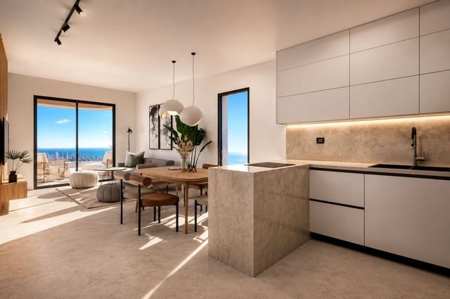 2 bedroom Penthouse for sale in Finestrat with pool garage - € 389,900 (Ref: 9999083)
