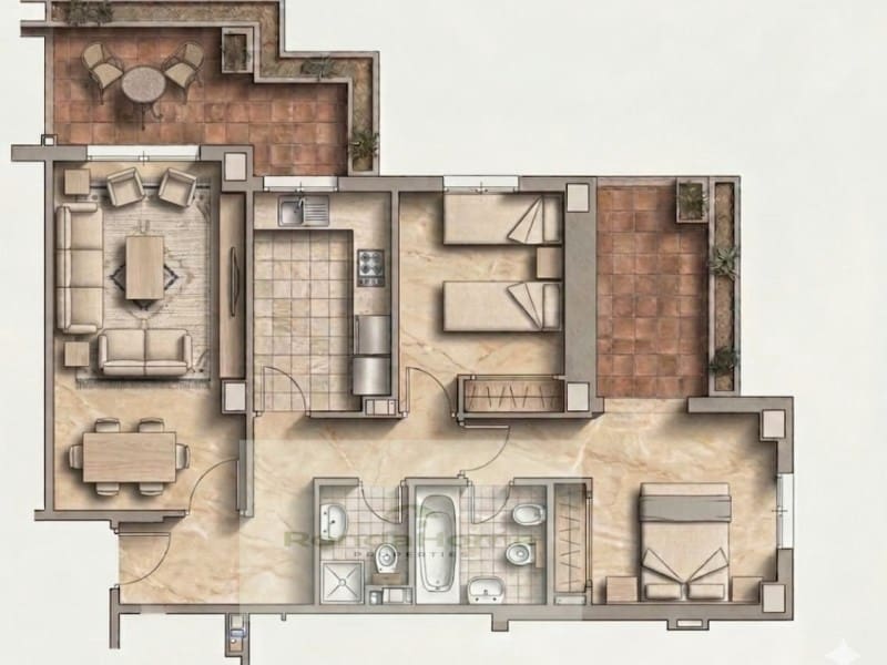 2 sovrum Lägenhet till salu i Benalmadena med garage - 286 000 € (Ref: 9801298)