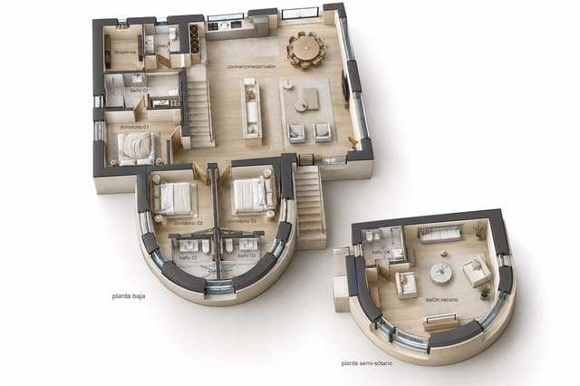 4 camera da letto Villa in vendita in Portichol - Balcón al Mar, Javea / Xàbia con piscina garage - 1.495.000 € (Rif: 10176277)
