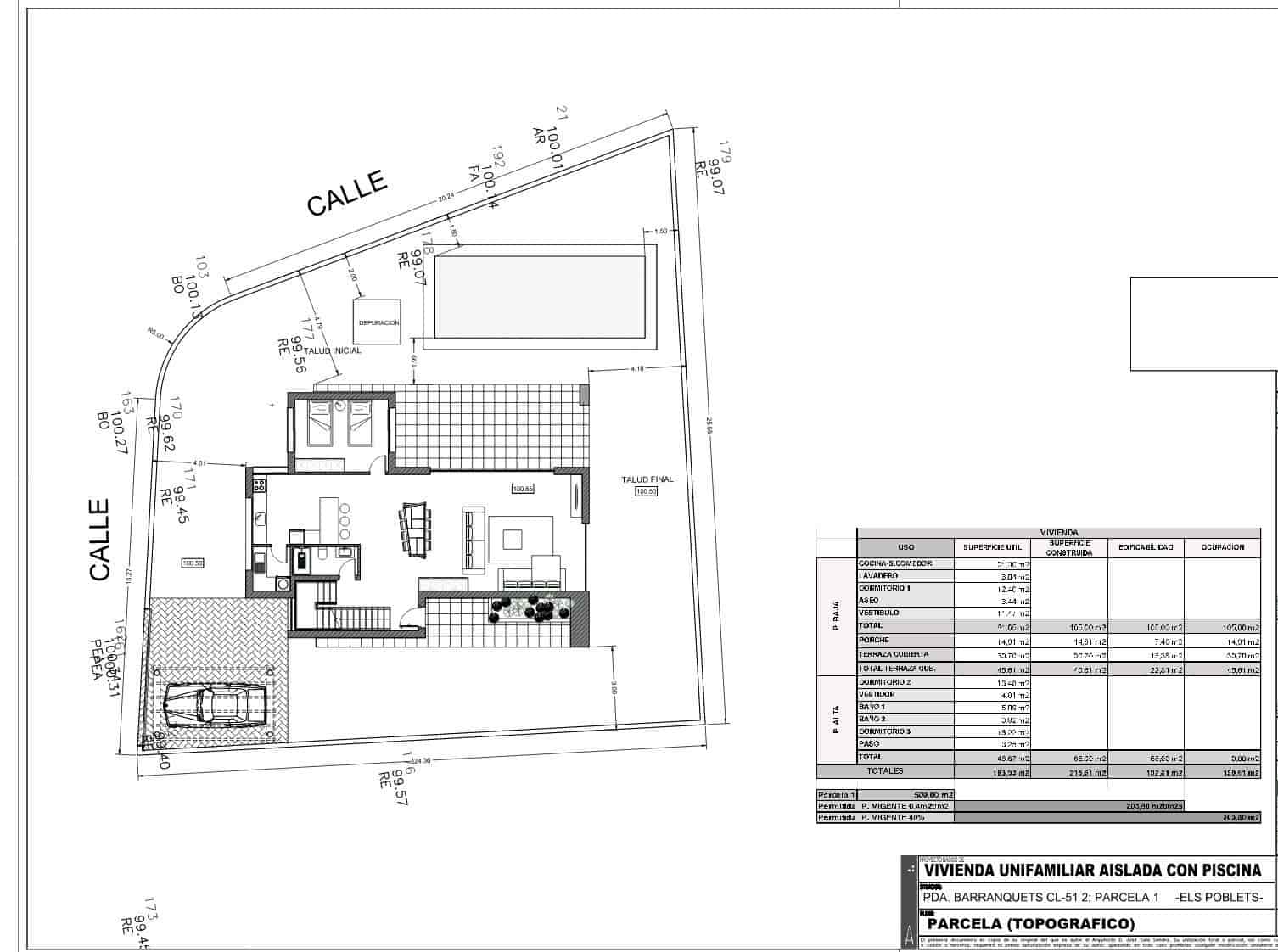 3 quarto Moradia para venda em Els Poblets com piscina garagem - 590 000 € (Ref: 9072063)