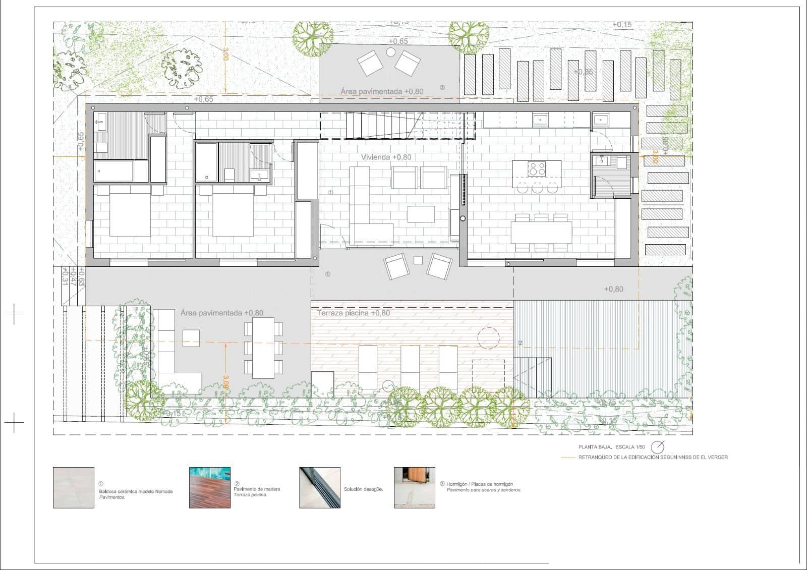 3 Zimmer Villa zu verkaufen in El Vergel / Verger mit Pool Garage - 550.000 € (Ref: 9072143)