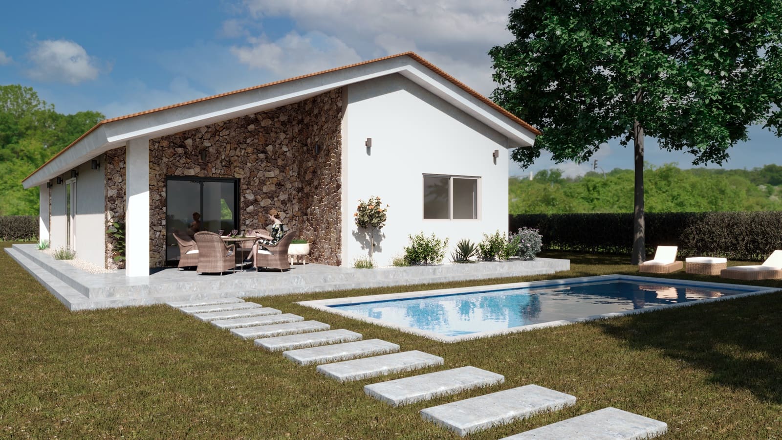 3 soveværelse Villa til salg i Moratalla med swimmingpool - € 289.000 (Ref: 9069727)