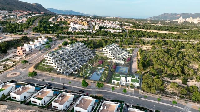 2 soveværelse Penthouse til salg i Balcón de Finestrat - Terra Marina, Finestrat med swimmingpool - € 440.000 (Ref: 9070072)
