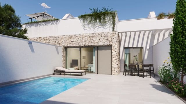 3 soveværelse Semi-Rækkehus til salg i Pilar de la Horadada ciudad, Pilar de la Horadada med swimmingpool - € 349.900 (Ref: 9070201)
