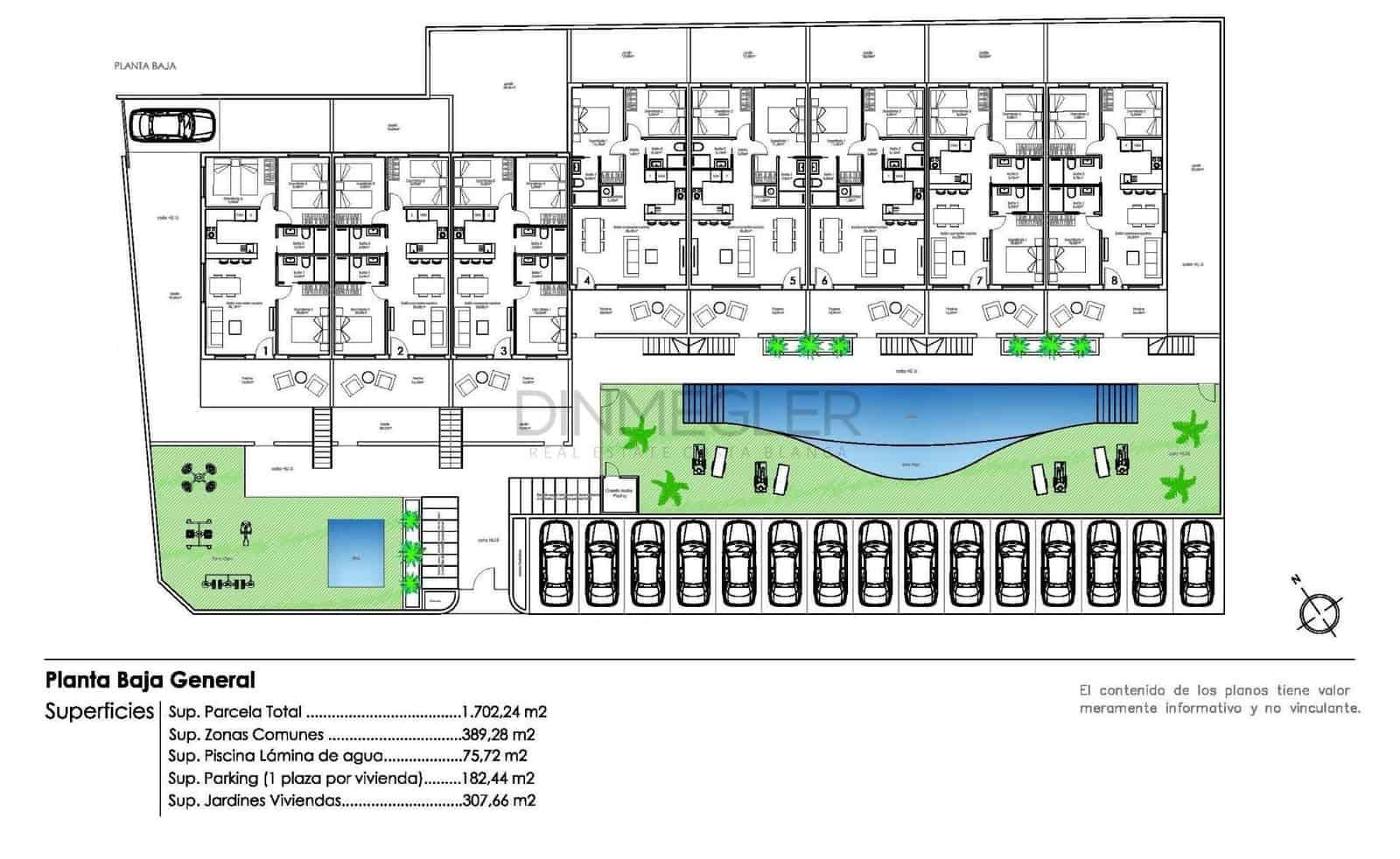 3 bedroom Bungalow for sale in Pilar de la Horadada with pool - € 290,000 (Ref: 9075285)