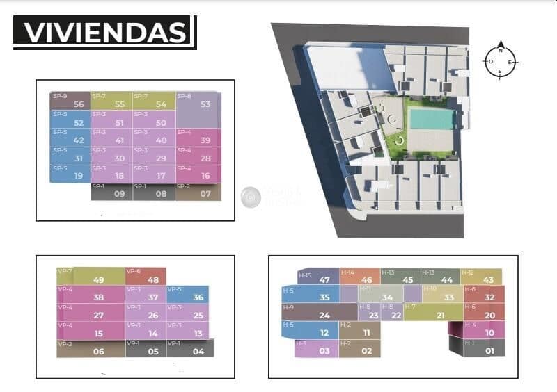 2 bedroom Apartment for sale in Torrevieja with pool garage - € 266,000 (Ref: 9075294)