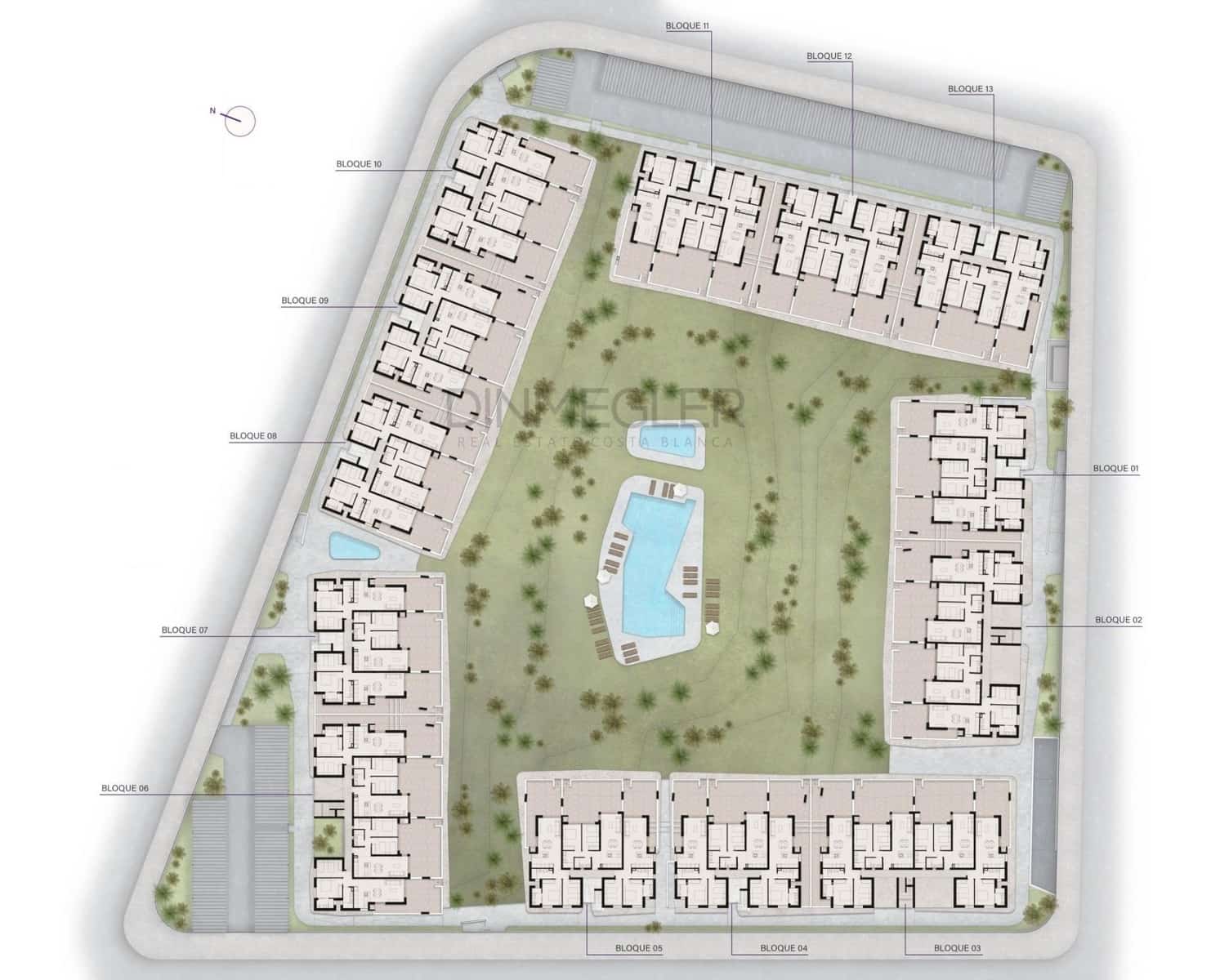 2 slaapkamer Bungalow te koop in Ciudad Quesada met zwembad - € 279.000 (Ref: 9075298)