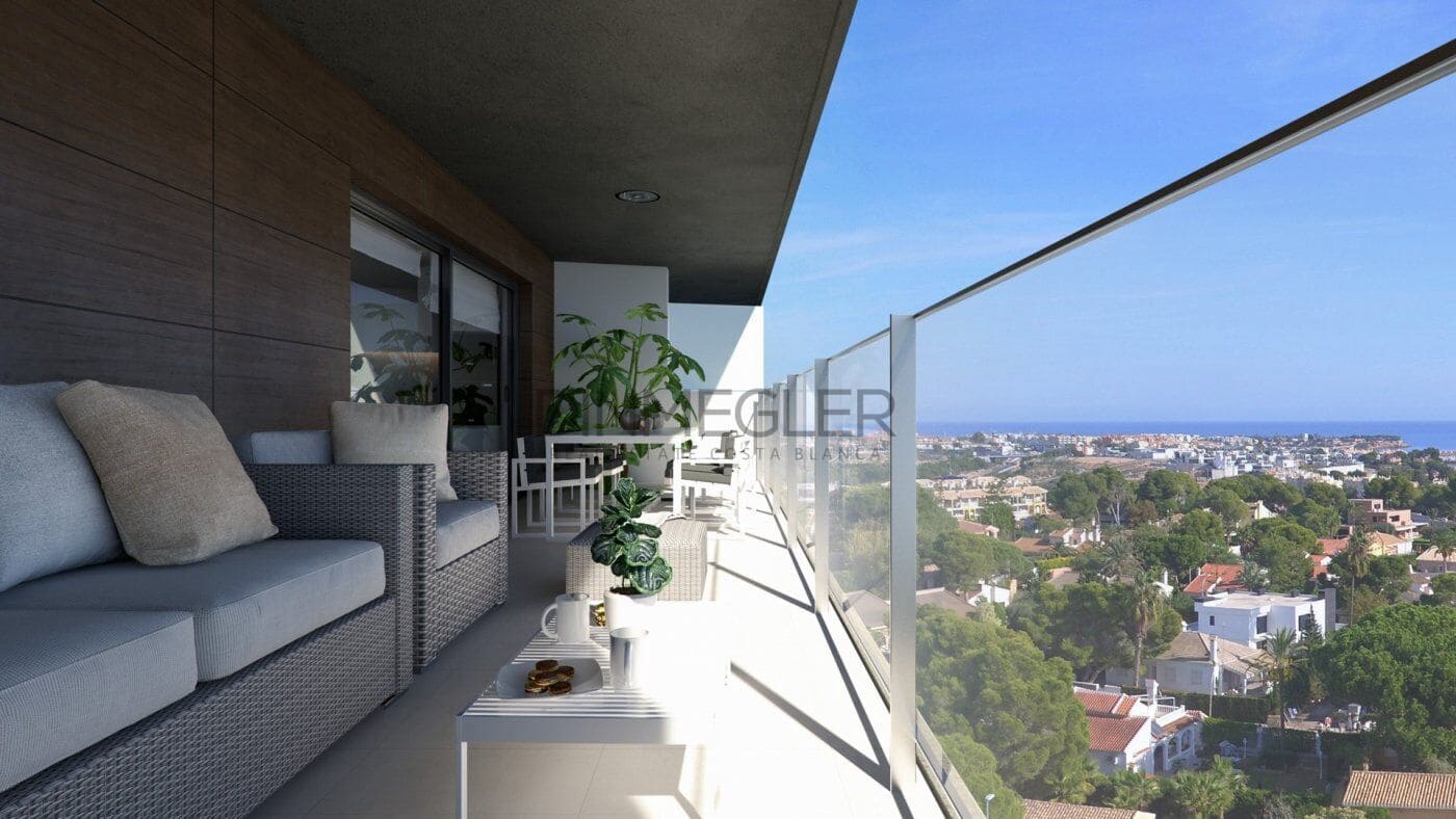 2 soverom Penthouse til salgs i Campoamor med svømmebasseng - € 396 500 (Ref: 9085990)