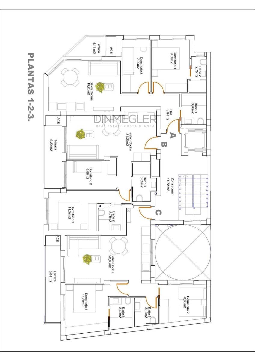 2 sypialnia Apartament na sprzedaż w Guardamar del Segura - 219 500 € (Ref: 9096140)