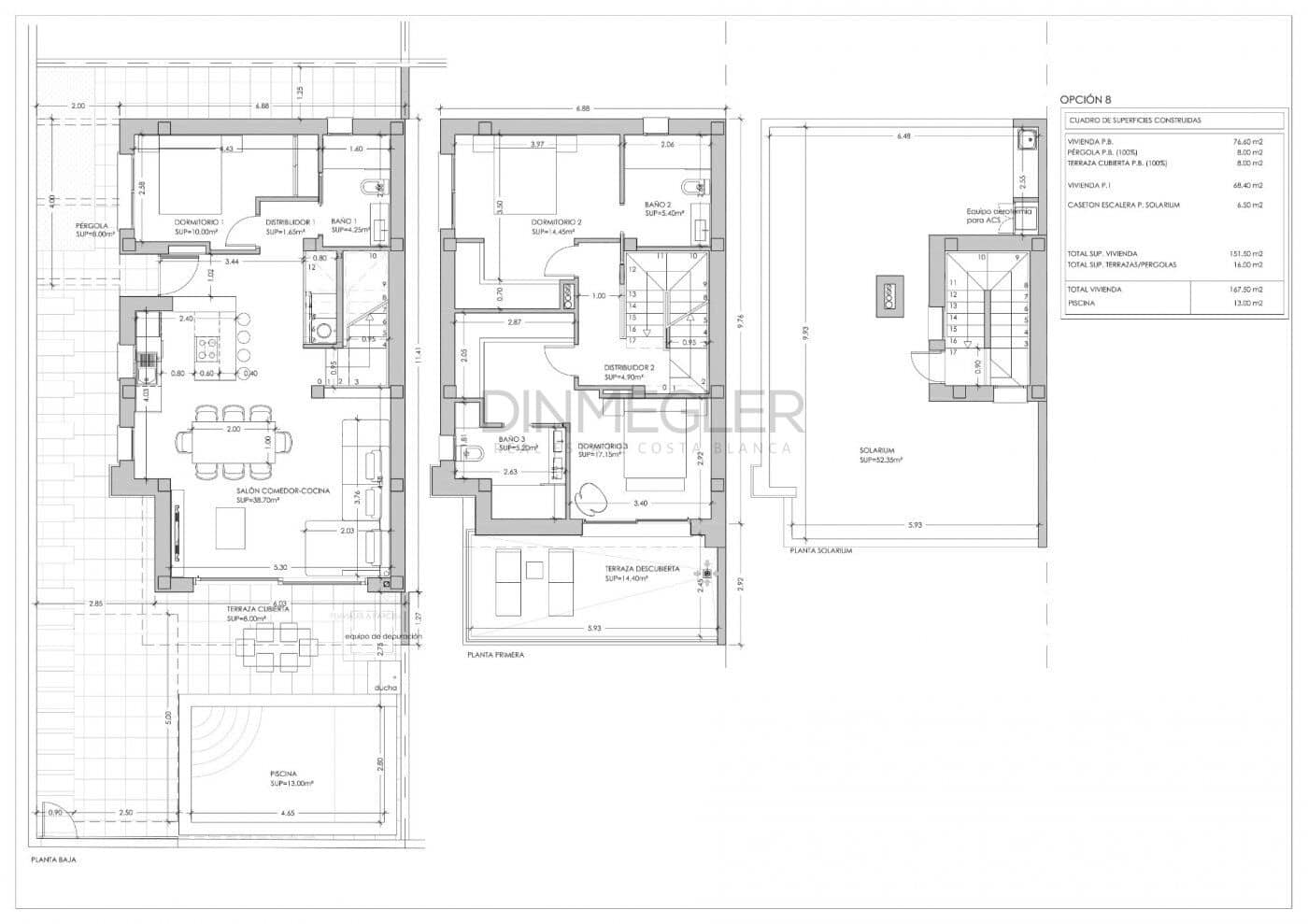 3 Zimmer Villa zu verkaufen in San Pedro del Pinatar mit Pool - 439.000 € (Ref: 9096143)