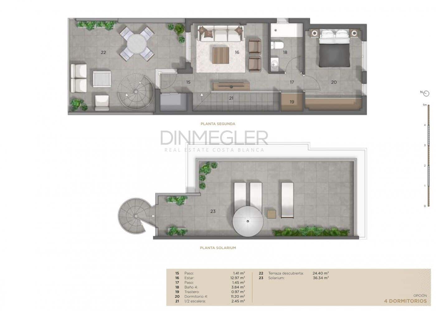 4 soveværelse Semi-Rækkehus til salg i Guardamar del Segura med swimmingpool - € 507.050 (Ref: 9230962)