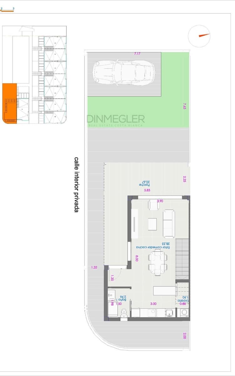 3 sovrum Radhus till salu i Orihuela Costa med pool - 363 500 € (Ref: 9578906)
