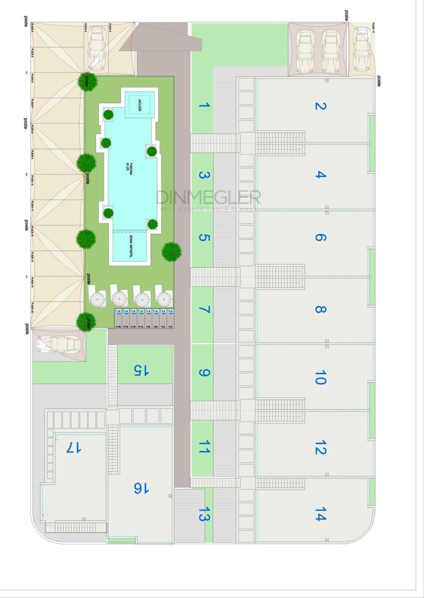 3 sovrum Radhus till salu i Orihuela Costa med pool - 363 500 € (Ref: 9578906)