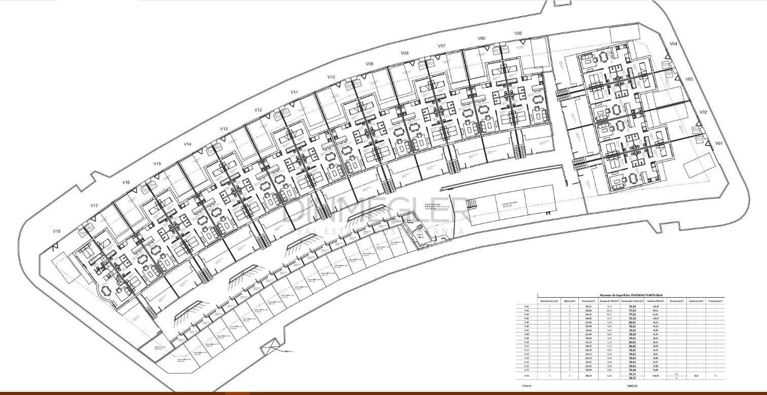 3 soveværelse Rækkehus til salg i Pilar de la Horadada med swimmingpool - € 370.000 (Ref: 9686766)