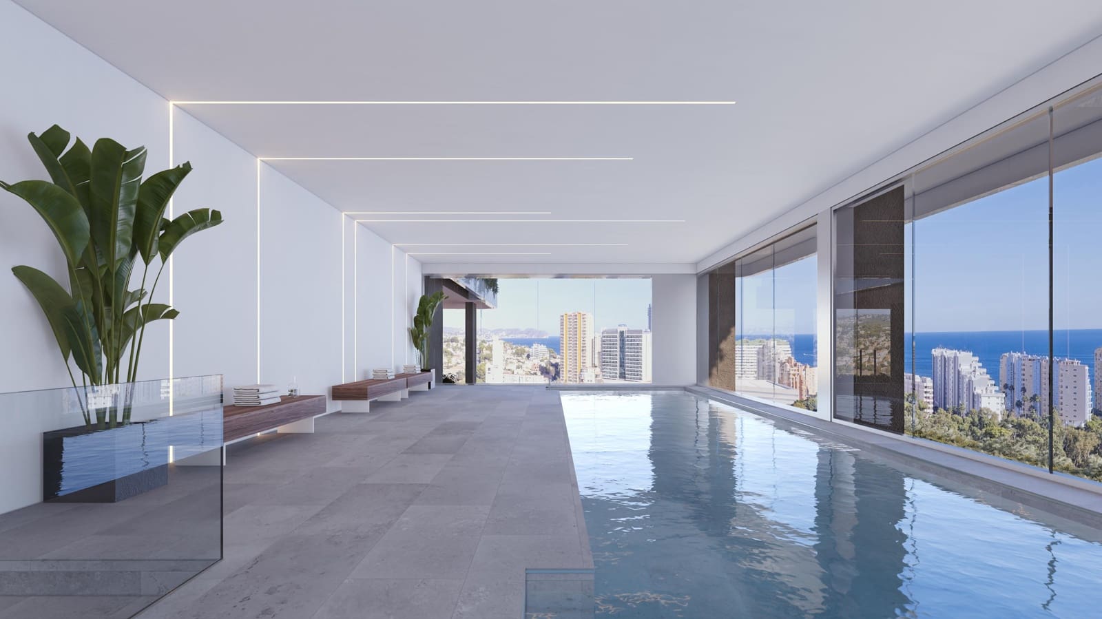 2 sypialnia Apartament na sprzedaż w Calpe / Calp z basenem garażem - 759 835 € (Ref: 9938376)