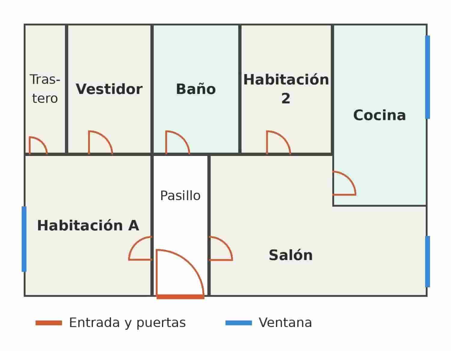 2 soveværelse Lejlighed til salg i Valencia by - € 189.000 (Ref: 10171783)