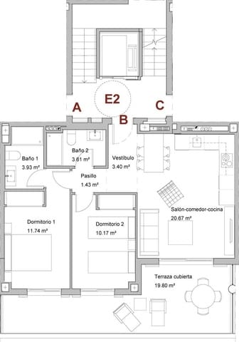 2 sypialnia Apartament na sprzedaż w Alcossebre, Alcalá de Xivert z basenem garażem - 380 000 € (Ref: 9078646)
