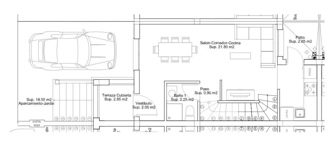 2 soverom Rekkehus til salgs i Gran Alacant - € 299 000 (Ref: 9233012)