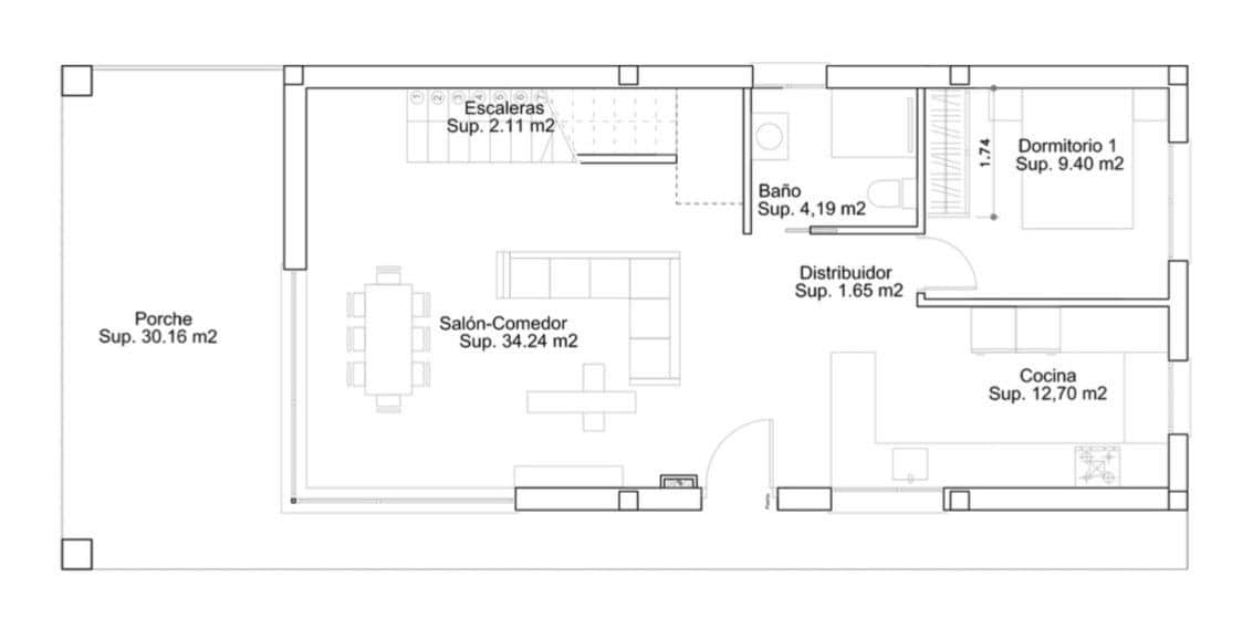 4 quarto Moradia para venda em Gran Alacant com piscina - 599 000 € (Ref: 9240441)