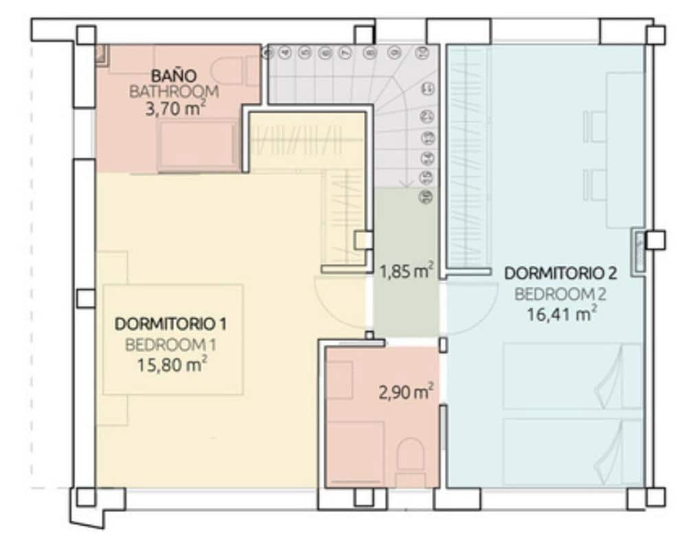4 soveværelse Semi-Rækkehus til salg i Gran Alacant med swimmingpool - € 395.000 (Ref: 9240442)