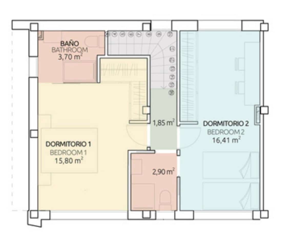 4 soveværelse Semi-Rækkehus til salg i Gran Alacant med swimmingpool - € 395.000 (Ref: 9240442)