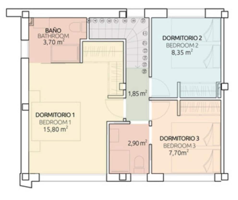 4 soveværelse Semi-Rækkehus til salg i Gran Alacant med swimmingpool - € 395.000 (Ref: 9240442)